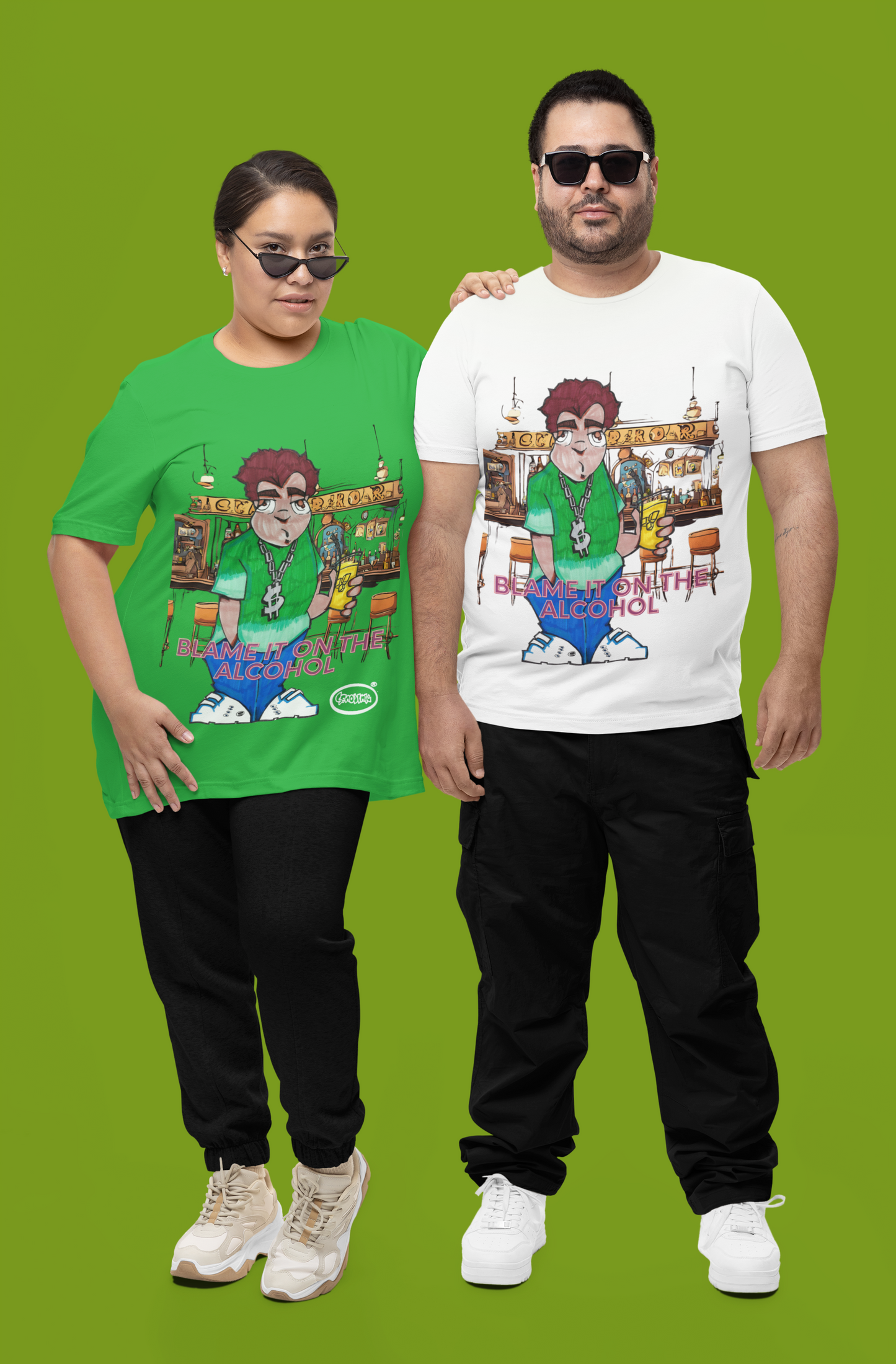 BLAME IT ON THE ALCOHOL T-shirt