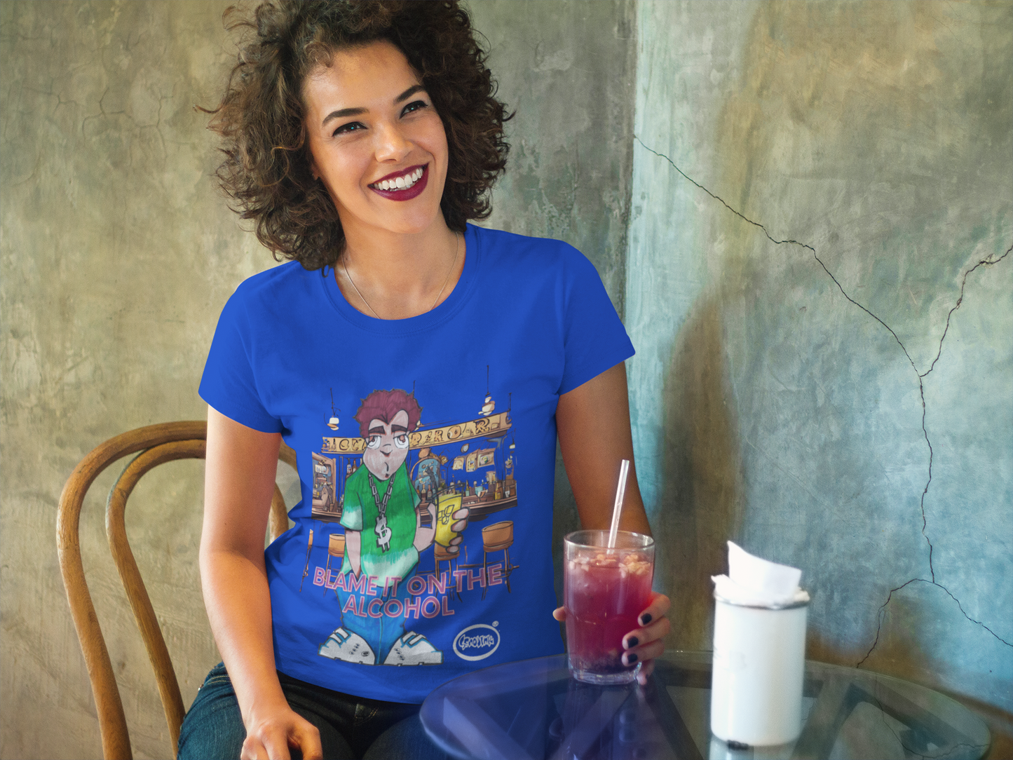 BLAME IT ON THE ALCOHOL T-shirt