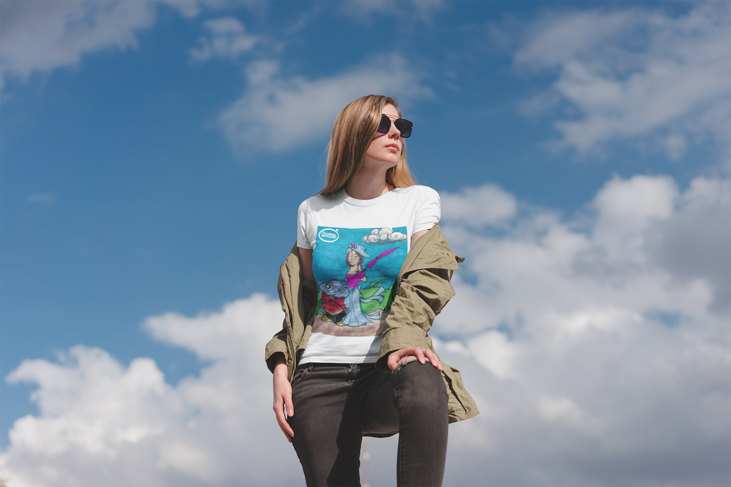 WINDY GIRL 2 T-shirt