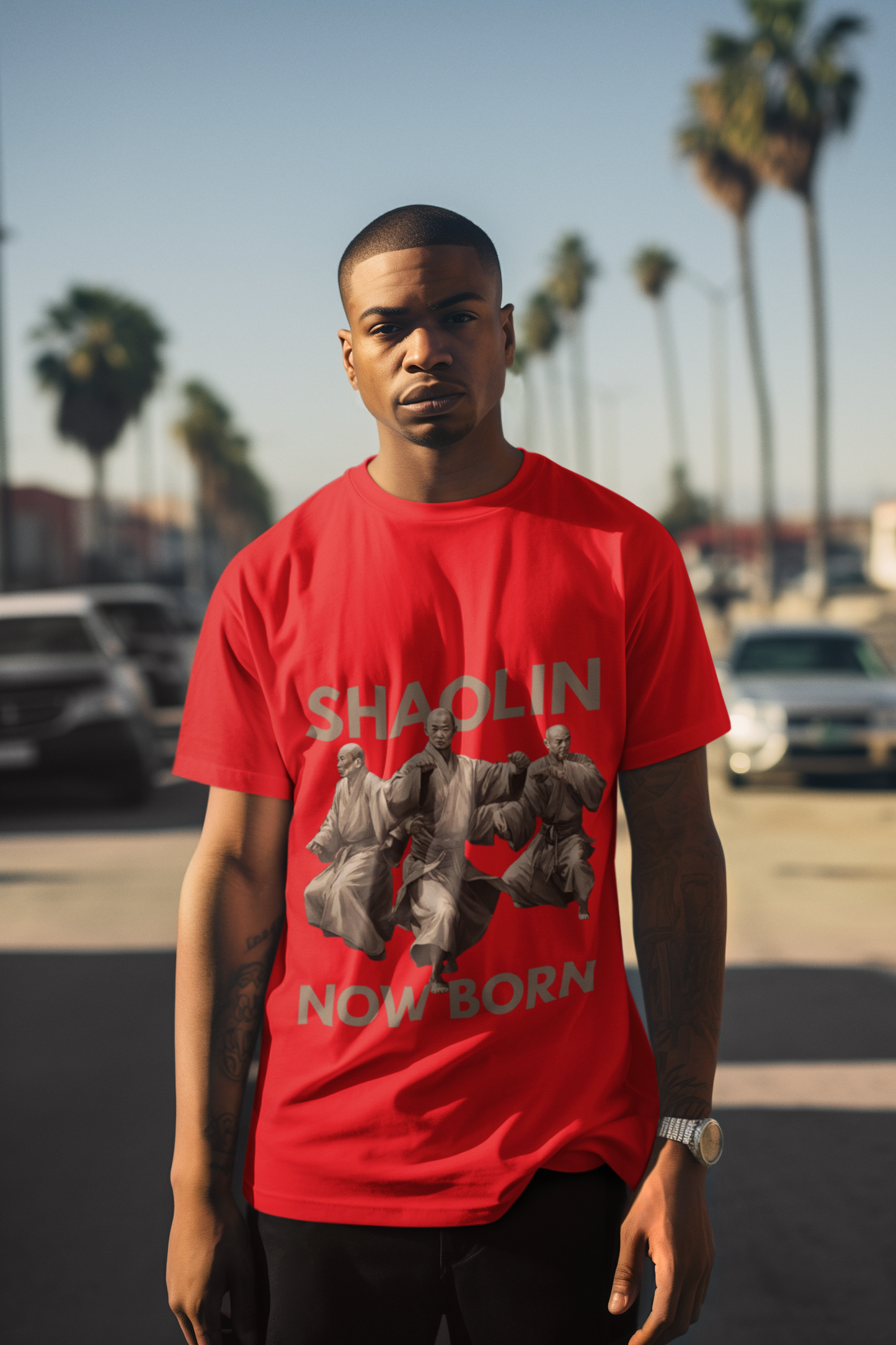 SHAOLIN NOW BORN T-shirt