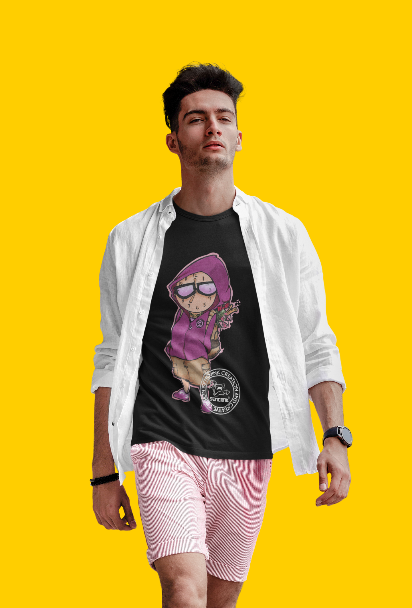 RUFFINS 21 CLOCK FACE T-shirt – SENOJINK